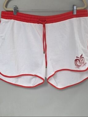 Apple Bottoms Vintage White and Red Athletic Shorts Y2K